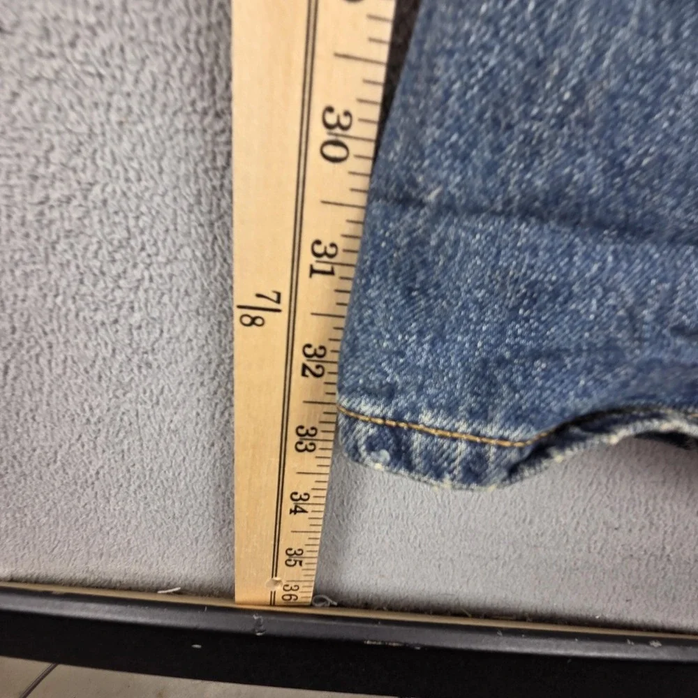 Vintage Levis 501 Jeans Mens‎ Blue Selvedge Button Fly Made USA Fits 30x32